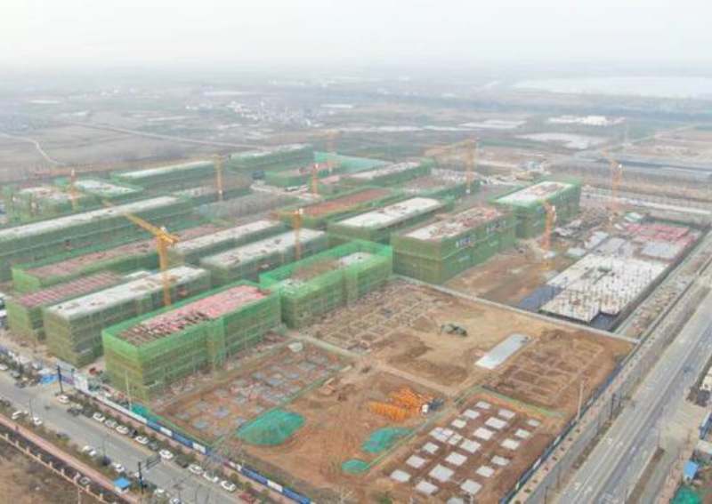 食品產(chǎn)業(yè)園一期啟動區(qū)項目已完成，總建筑面積16.6萬平米